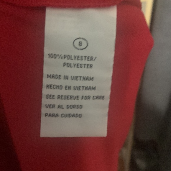 Shelby & Palmer Red pleated dress - Picture 4 of 4